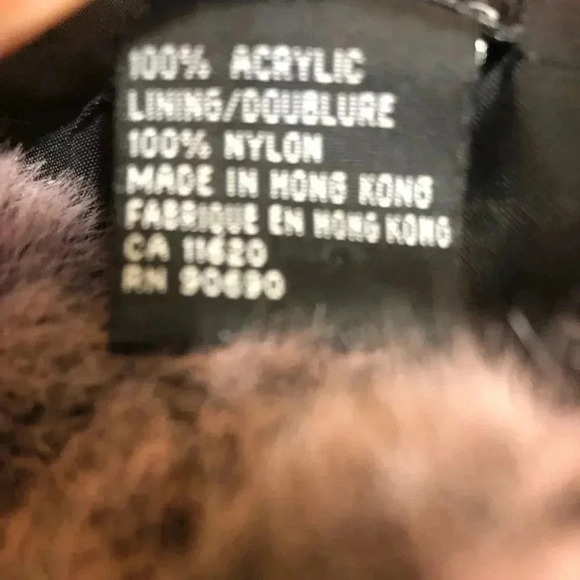 Kenzie faux FUR PINK/BLACK  COLLARED VEST POCKETS ZIPPER FRONT SIZE LARGE - Picture 5 of 7